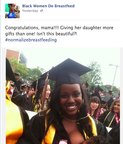 Les gens paniquent parce que cette femme allaitait à sa remise des diplômes