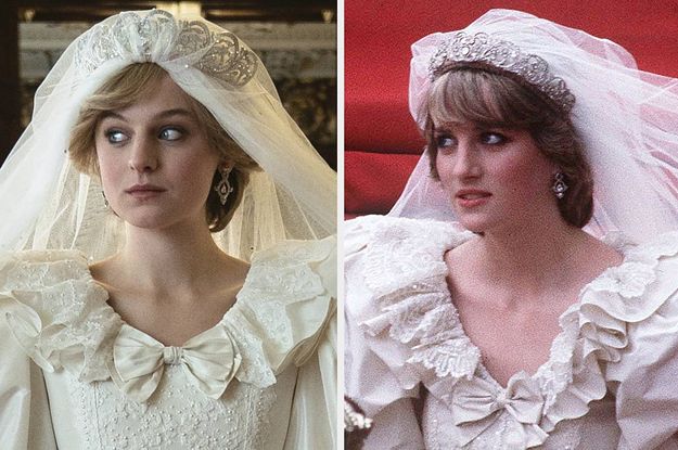 Des photos d'Emma Corrin et de la princesse Diana montrent leur incroyable ressemblance