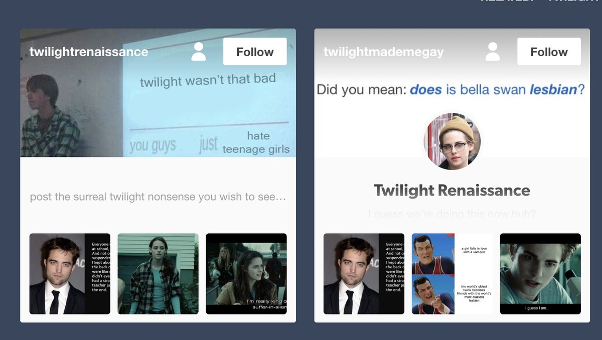 Les gens partagent des mèmes et des souvenirs de 'Twilight' dans le cadre de la ''Twilight' Renaissance''