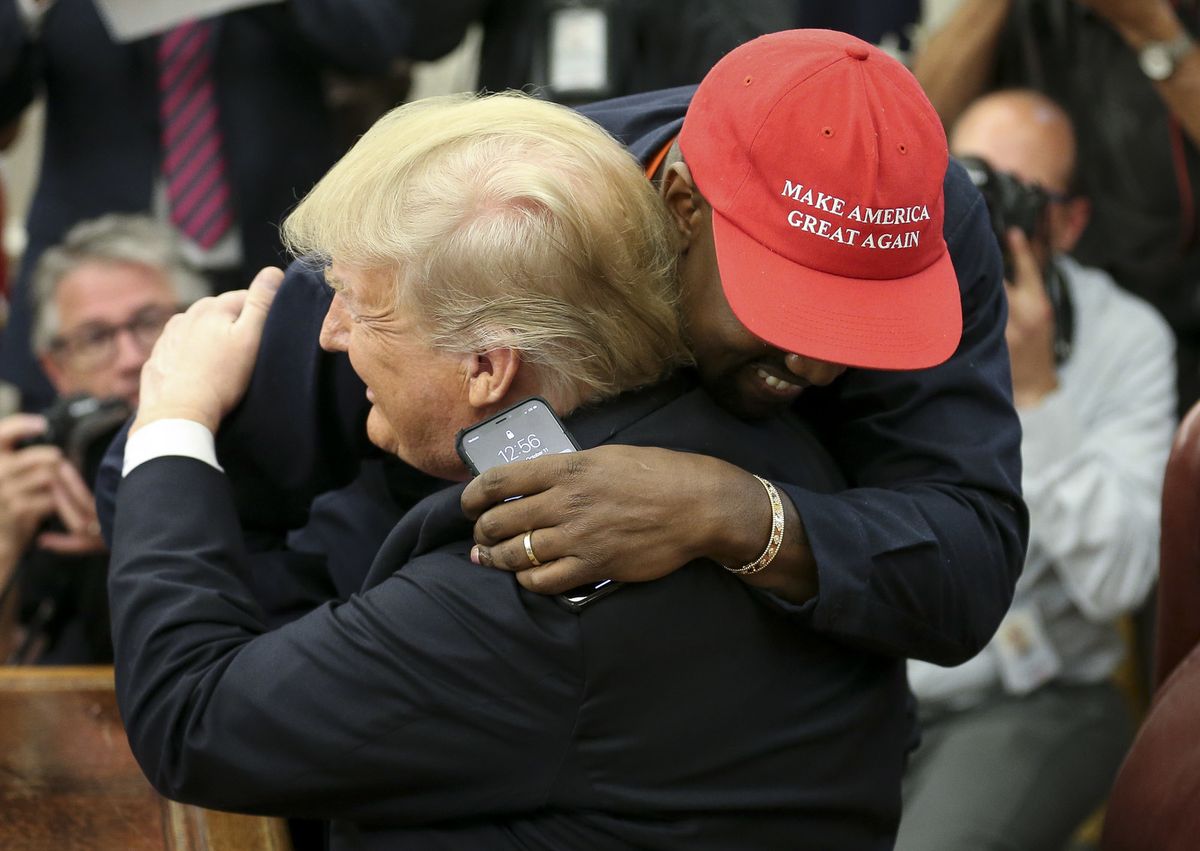 Kanye meilė Trumpui iš tikrųjų puikiai tinka