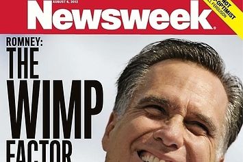 „Newsweek“ Romney vadina „Wimp“