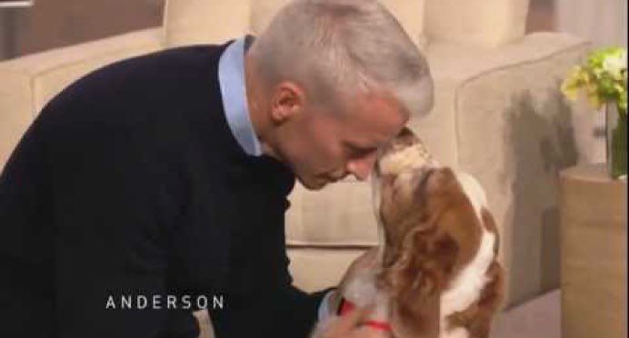 Anderson Cooper jättää hyvästit koiralleen, Molly